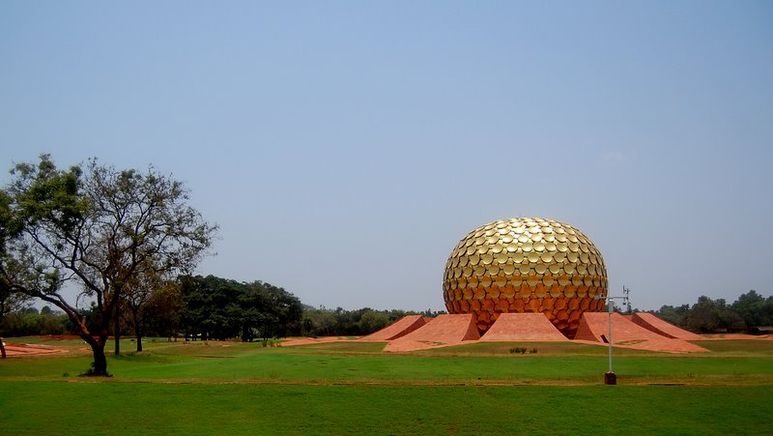 Matrimandir (Świątynia Matki) w Auroville, Indie, 2011, fot. Janek Simon / materiały organizatorów